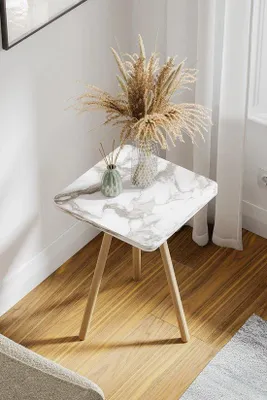 Produktbild von InterGo Beistelltisch quadratisch Kudum/Efes 34 cm Breite