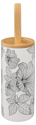 Zdjęcie produktu dla Pojemnik na szczotkę WC BLACKFLORE + szczotka