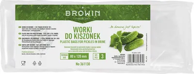 Obrázek produktu pro Sáčky pro okurky 80 x 120 mm 130L