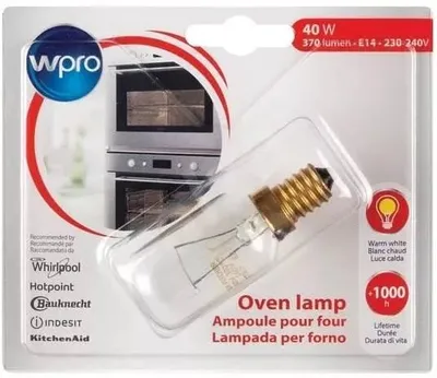 Produktbild von Wpro LFO136, Glühbirne, Whirlpool, Glas, Transparent, 27 mm, 27 mm