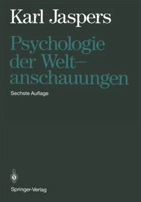 Obrázok produktu pre Psychologie der Weltanschauungen