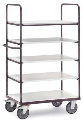 Obrázok produktu pre fetra 9341 - Stahl - Transportwagen - Grau - 600 kg - 4 Rad/Räder - 20 cm