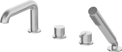 Zdjęcie produktu dla 4-hole bathtub mixer with shower set