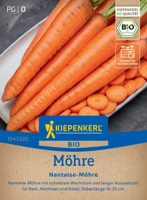 Produktbild von Kiepenkerl  Möhrensamen Nantaise-Möhre F1 Daucus carota 8-10 lfd. Meter