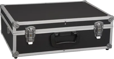Obrázok produktu pre ALUTEC Werkzeugkoffer schwarz Aluminium-Rahmenkoffer, Innenmaße 440x320x140 mm