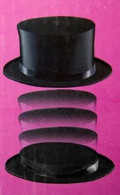 Produktbild von Klappzylinder Chapeau Claque schwarz Größe 59