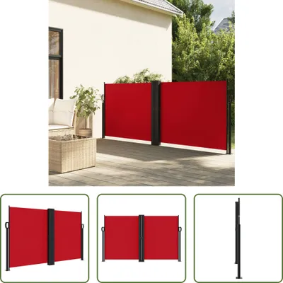 Image de The Living Store Store latéral extensible rouge 140x1200 cm