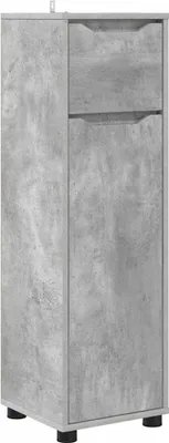 Obrázek produktu pro vidaXL Koupelnová skříňka betonová šedá 30,5 x 30 x 101 cm materiál na bázi dřeva