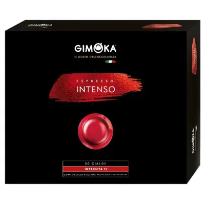 Produktbild von Gimoka Kaffeekapseln Espresso Intenso, Intensität 11-50 Kaffeepads - Kompatibel mit Nespresso* Professional Maschine Zenius und Gemini