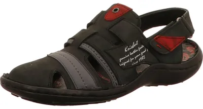 Produktbild von Krisbut Tieffußbett Sandaletten in schwarz, Gr. 48