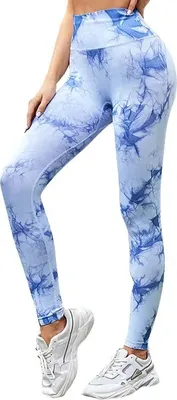 Produktbild von GR-30160 Damenleggings Blau/M - Bequem & Sportlich KP30160