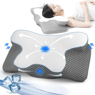 Produktbild von Nackenstützkissen Memory Foam Ergonomisches Orthopädisches Kissen Schlafkissen