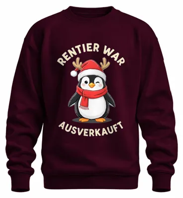 Obrázok produktu pre Vianočný vtipný darček Uni mikina, bordová, 3XL