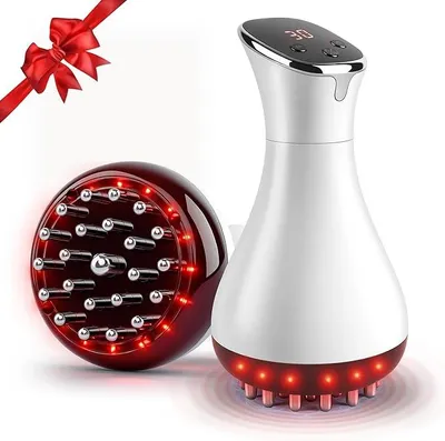Produktbild von Multifunktionaler elektrischer EMS-Massager, 30 Modi, Tiefengewebe-Massage, ergonomisch, für Beine, Rücken, Arme, Gesicht, kabelloses Design