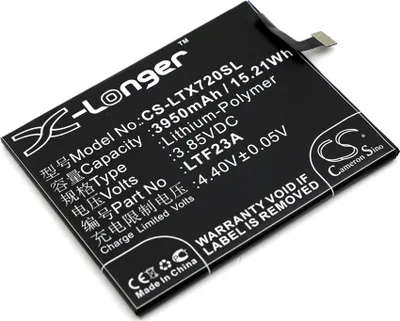 Obrázek produktu pro TECHTEK Baterie kompatibilní s [LeTV] Le Pro 3, X720 nahrazuje LTF23A