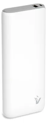 Image de Vultech VPB-DL20WH Powerbank 20 000 mAh avec écran LCD USB et Type-C QuickCharge 65W PPS blanc
