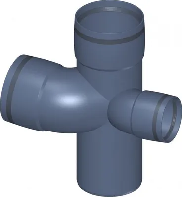 Produktbild von PoloPlast POLO KAL XS Kombiabzweig DN 110/110/75, 87,5 Grad