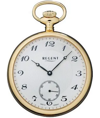 Produktbild von Regent Taschenuhr Handaufzug Edelstahl Germany Collection GM1424