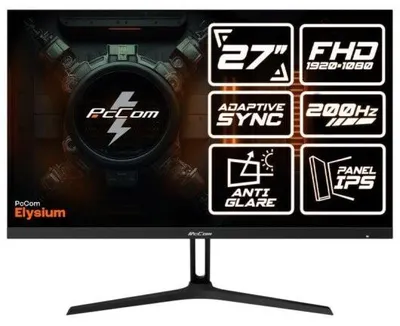 Produktbild von PcCom 10893932, 68,6 cm (27"), 1920 x 1080 Pixel, Full HD, LED, 1 ms, Schwarz