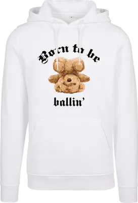 Produktbild von Ballin Est. 2013 Born To Be Hoodie Weiss - Große 3XL