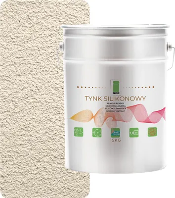 Produktbild von Silikonputz für Außenfassaden, Hellbeige, 1,5 mm Premium, 15 kg