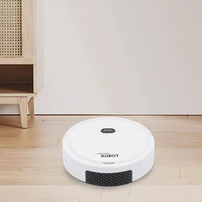 Produktbild von Saugroboter - 3-in-1 Reinigungsroboter - Automatischer Richtungswechsel - Saugen, Kehren & Wischen - Vollautomatisch - 220V - Weiß