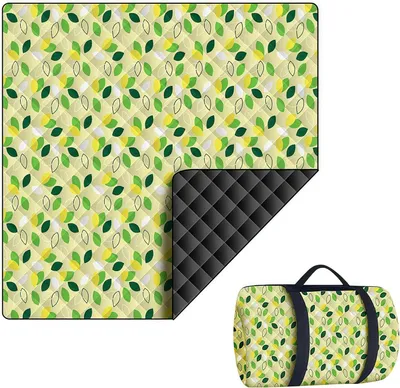 Obrázok produktu pre Pikniková deka 200 x 200 cm, na piknik, vodotesná, izolovaná, zelená