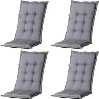 Produktbild von Set 4 x Panama grau A hoch 50 % Baumwolle, 45 % Polyester