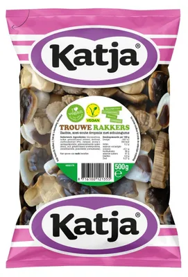 Produktbild von Katja Trouwe Rakkers Vegan 500g – Pflanzlicher, gesunder Snack für bewusste Ernährung
