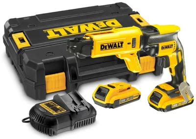 DEWALT Akku-Gipskarton-Schrauber 18V DCF620D2K 30Nm 2x2,0Ah BL mit Magazin