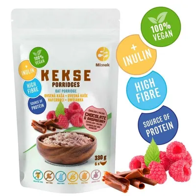 Obrázok produktu pre KEKSE Ovsená kaša Čokoláda+Malina 330g