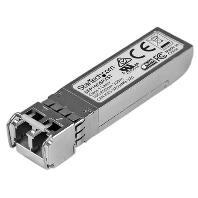 Produktbild von StarTech.com Cisco SFP-10G-SR-X kompatibel SFP+ Transceiver Modul - 10GBASE-SR, Faseroptik, 10000 Mbit/s, SFP+, LC, SR, 300 m