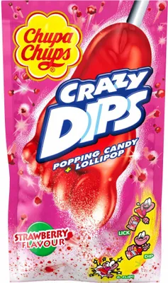 Produktbild von Chupa Chups Crazy Dips Erdbeer 14g