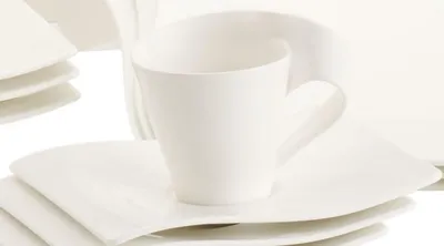 Produktbild von Villeroy & Boch NewWave, Set, Weiß, Porzellan, Kaffee, Rund, NewWave