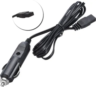 Produktbild von A78C Stromkabel 2 m – 12V/24V Zigarettenanzünder-Stecker auf 2-Pin DC | Anschlusskabel für Auto-Kühlbox & Kühlschrank