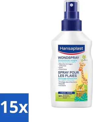 Productafbeelding van Wondreiniging voor kinderen met bescherming tegen schaafwonden - 100 ml - Wondverzorging speciaal voor kinderen