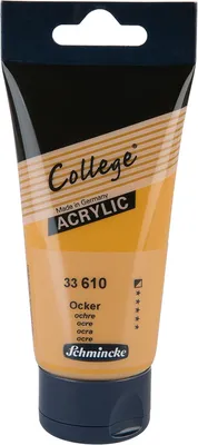 Produktbild von Schmincke 75ml College Acryl Ocker Acryl 33 610 013