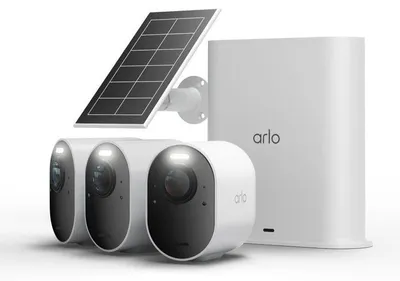 Immagine prodotto di Telecamera di sicurezza - Arlo - Kit Ultra 3: 3 telecamere + 1 pannello solare