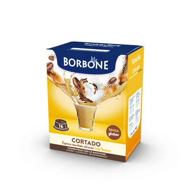 Obrázok produktu pre Caffè Borbone Cortado, Kávová kapsula, Latte macchiato, 4 g, A Modo Mio, Caffe Borbone, Lavazza® A Modo Mio®