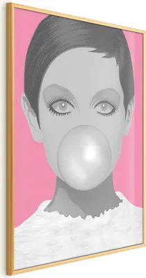 Produktbild von Posterpapier Poster - Bubble Gum 60x90 cm Menschen h-A-0118-ao-a