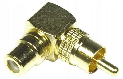 Produktbild von Vitalco RP14 Winkel RCA Chinch Adapter HQ
