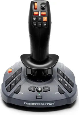 Produktbild von Thrustmaster SimTask FarmStick P, Landmaschinen-Steuerstick, Schwarz, Grau, Thrustmaster T128, Thrustmaster T248, 185 mm, 190 mm, 230 mm