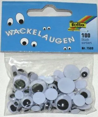 Produktbild von Happy Kidz Wackelaugen Set 100 Stück 21406196018