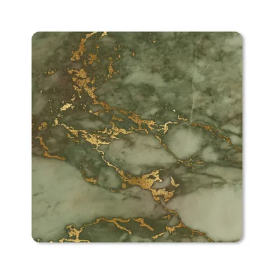 Produktbild von MuchoWow® Mauspad Mousepad Marmor - Muster - Gold 30x30 cm - Mousepads - Maus Mat - Pad - Mausunterlage - Gaming