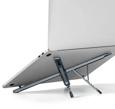 Produktbild von Forcell, Laptop Ständer Fold Stand X Pro – Faltbare Kreuzstruktur, Grau