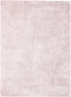 Produktbild von Qiyano Teppich für Schlafzimmer flauschig uni Kurzflor Wohnzimmer rosa, 160 x 230 cm