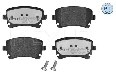 Produktbild von MEYLE 025 233 2617/PD Bremsbeläge Hinten für VW Transporter V Bus (7HB, 7HJ, 7EB, 7EJ, 7EF, 7EG, 7HF, 7EC) Multivan V (7HM, 7HN, 7HF, 7EF, 7EM, 7EN)