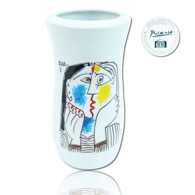 Produktbild von Picasso Porzellan Vase rund - Téte Appuyée sur les Mains II, 1962