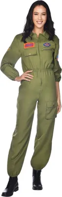 Produktbild von Kampfjet Pilotin Overall Damenkostüm