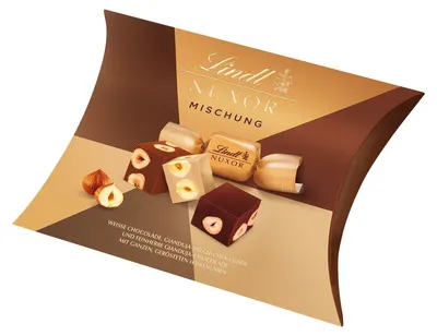 Produktbild von Lindt Nuxor Mischung Kissenpackung 206g